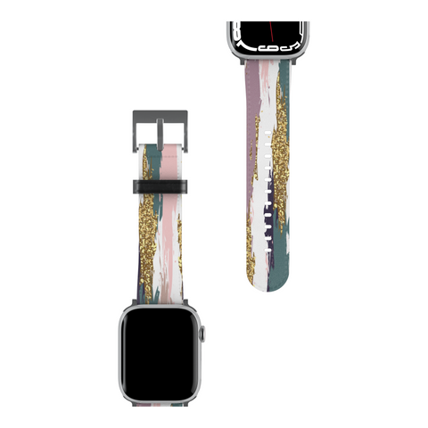 Modern Paint Strokes Apple Watch Band for Apple Watch - The Urban Flair (Feat)