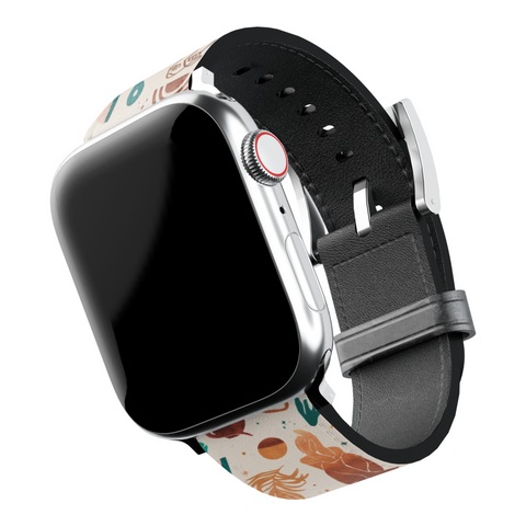 Modern Boho Mid Century Apple Watch Band for Apple Watch - The Urban Flair (Feat)