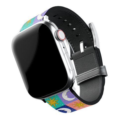 Eclectic Sun and Moon Apple Watch Band for Apple Watch - The Urban Flair (Feat)