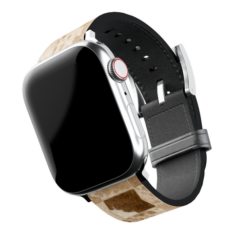 Y2K Blonde Cow Print Apple Watch Band for Apple Watch - The Urban Flair (Feat)