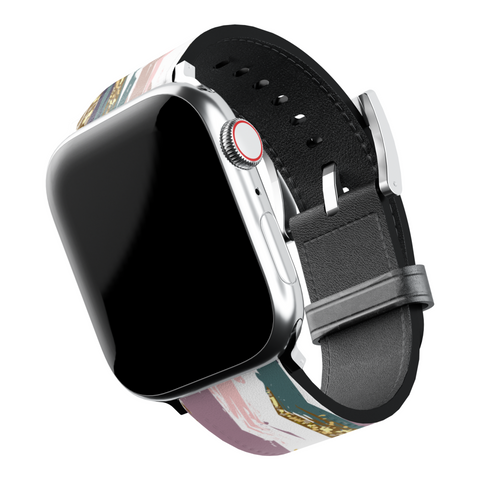 Modern Paint Strokes Apple Watch Band for Apple Watch - The Urban Flair (Feat)