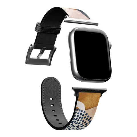 Mid-Century Organic Abstract Shapes Apple Watch Band for Apple Watch - The Urban Flair (Feat)