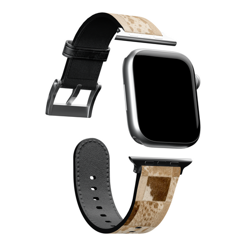 Y2K Blonde Cow Print Apple Watch Band for Apple Watch - The Urban Flair (Feat)