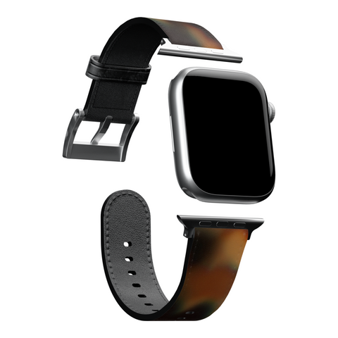 Tortoise Shell Apple Watch Band for Apple Watch - The Urban Flair (Feat)