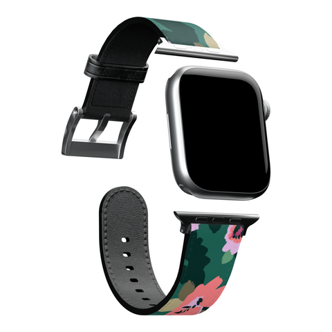 Emerald Floral Apple Watch Band for Apple Watch - The Urban Flair (Feat)