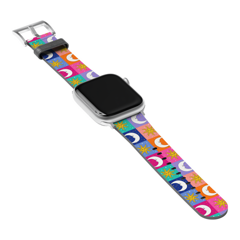 Eclectic Sun and Moon Apple Watch Band for Apple Watch - The Urban Flair (Feat)