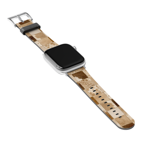 Y2K Blonde Cow Print Apple Watch Band for Apple Watch - The Urban Flair (Feat)