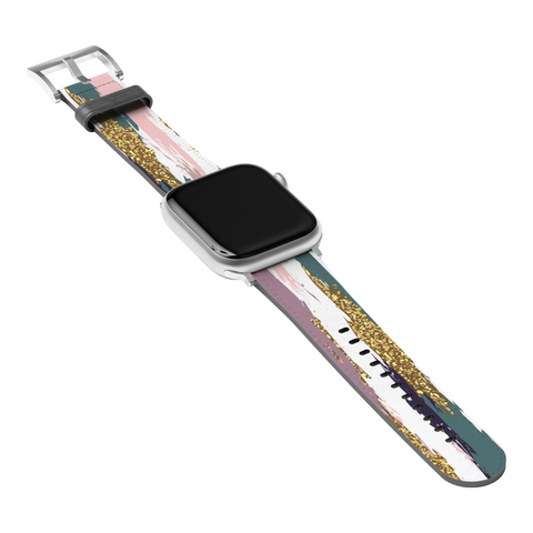 Modern Paint Strokes Apple Watch Band for Apple Watch - The Urban Flair (Feat)