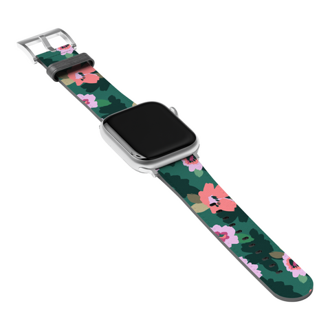 Emerald Floral Apple Watch Band for Apple Watch - The Urban Flair (Feat)