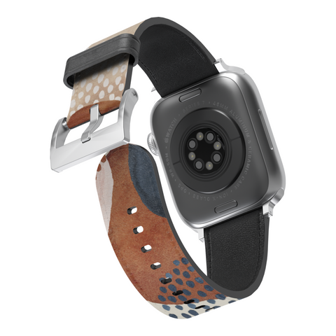 Mid-Century Organic Abstract Shapes Apple Watch Band for Apple Watch - The Urban Flair (Feat)