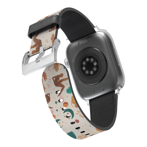 Modern Boho Mid Century Apple Watch Band for Apple Watch - The Urban Flair (Feat)
