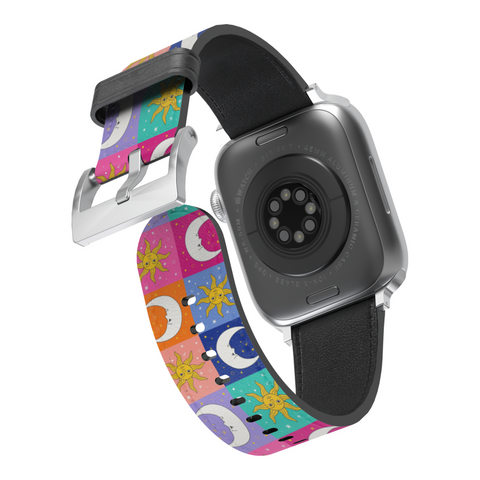 Eclectic Sun and Moon Apple Watch Band for Apple Watch - The Urban Flair (Feat)