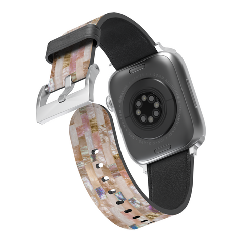 Rose Gold Abalone Shell Print Apple Watch Band for Apple Watch - The Urban Flair (Feat)