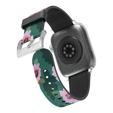 Emerald Floral Apple Watch Band for Apple Watch - The Urban Flair (Feat)