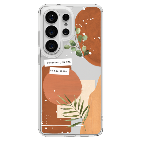 Wherever You Are Collage Clear Phone Case shown on Galaxy S26 Ultra