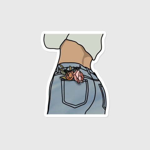 Line Art Illustration Vinyl Waterproof Stickers (Pick A Single Sticker Design)