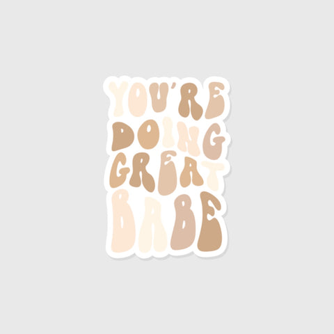 Quotes/Phrases Vinyl Waterproof Stickers (Pick A Single Sticker Design)