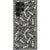 3D Glitch Grunge Skeleton Clear Phone Case Galaxy S22 Ultra exclusively offered by The Urban Flair