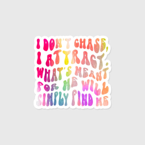 Quotes/Phrases Vinyl Waterproof Stickers (Pick A Single Sticker Design)