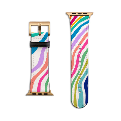 Colorful Stripes Apple Watch Band