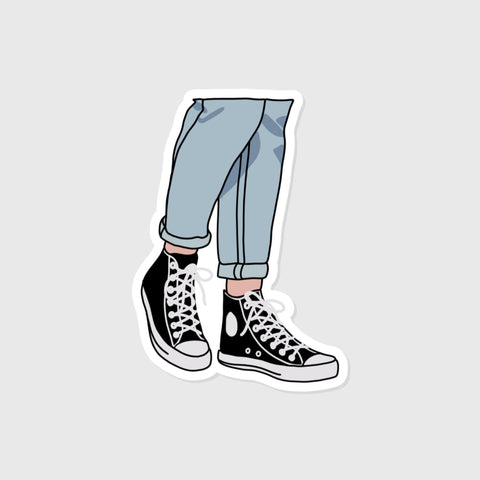 Line Art Illustration Vinyl Waterproof Stickers (Pick A Single Sticker Design)