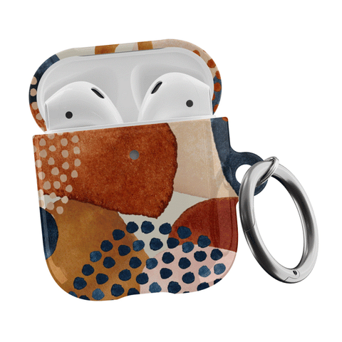 Mid-Century Organic Abstract Shapes Airpods Case