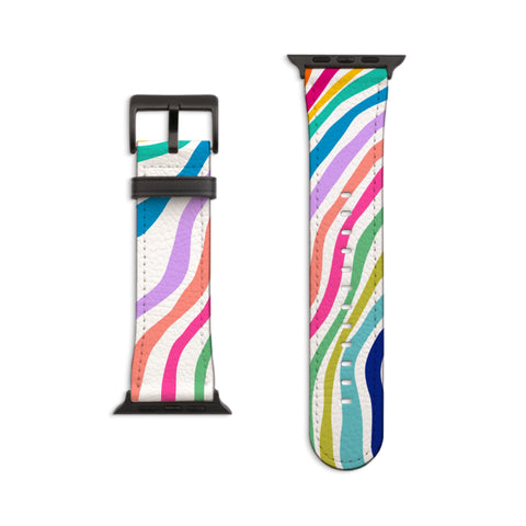 Colorful Stripes Apple Watch Band