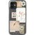 iPhone 12 Mini Abstract Ephemera Scraps Clear Phone Case - The Urban Flair