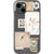 iPhone 13 Mini Abstract Ephemera Scraps Clear Phone Case - The Urban Flair