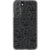 Abstract Line Art Faces Clear Phone Cases Galaxy S22 Black exclusively offered by The Urban Flair