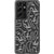 Galaxy S21 Ultra White Abstract Line Art Faces Clear Phone Cases - The Urban Flair