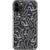 iPhone 11 Pro White Abstract Line Art Faces Clear Phone Cases - The Urban Flair