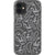 iPhone 12 Mini White Abstract Line Art Faces Clear Phone Cases - The Urban Flair