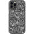 iPhone 13 Pro Max White Abstract Line Art Faces Clear Phone Cases - The Urban Flair