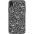 iPhone XR White Abstract Line Art Faces Clear Phone Cases - The Urban Flair