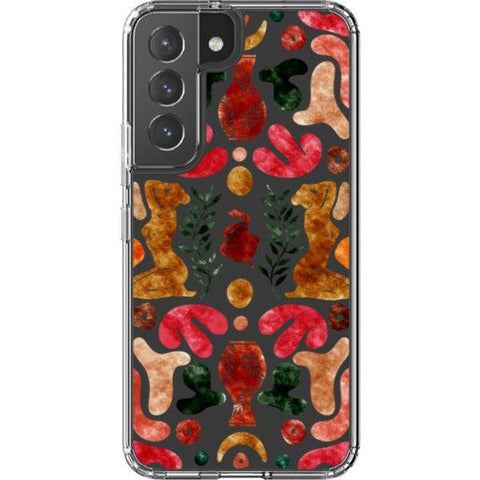 Abstract Matisse Shapes Clear Phone Case Galaxy S22 exclusively offered by The Urban Flair