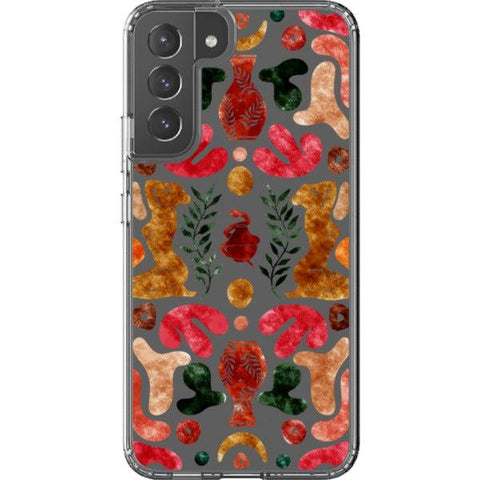 Abstract Matisse Shapes Clear Phone Case Galaxy S22 Plus exclusively offered by The Urban Flair