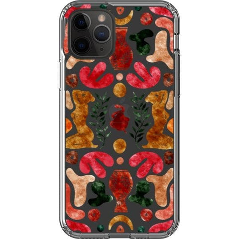 iPhone 11 Pro Abstract Matisse Shapes Clear Phone Case - The Urban Flair