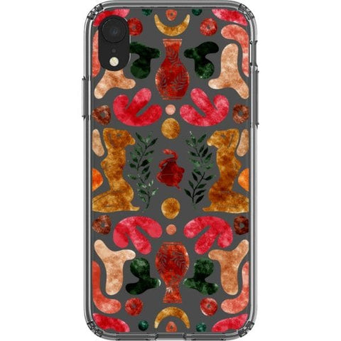 iPhone XR Abstract Matisse Shapes Clear Phone Case - The Urban Flair