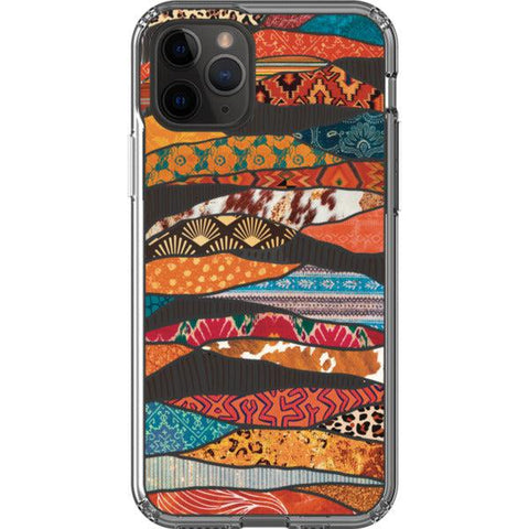 Abstract Southwestern Prints Clear Phone Case iPhone 11 Pro exclusively offered by The Urban Flair
