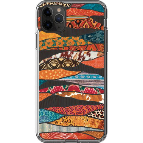 Abstract Southwestern Prints Clear Phone Case iPhone 11 Pro Max exclusively offered by The Urban Flair