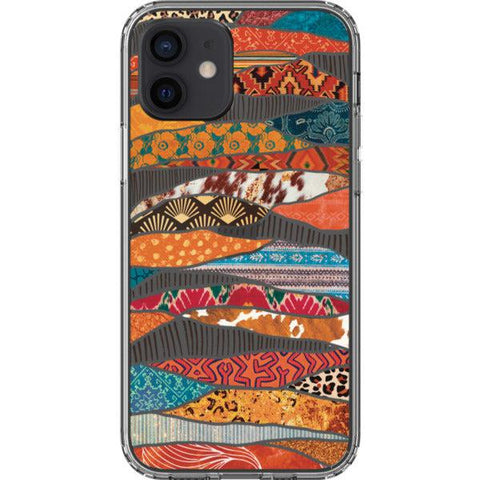 Abstract Southwestern Prints Clear Phone Case iPhone 12 exclusively offered by The Urban Flair