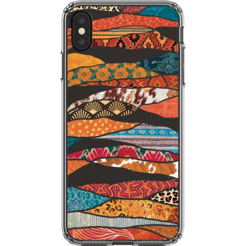 Abstract Southwestern Prints Clear Phone Case iPhone XS Max exclusively offered by The Urban Flair