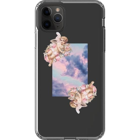 iPhone 11 Pro Max Aesthetic Angel Clear Phone Case - The Urban Flair
