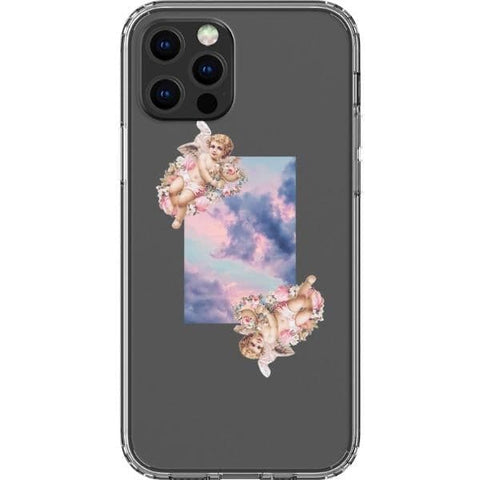 iPhone 12 Pro Aesthetic Angel Clear Phone Case - The Urban Flair