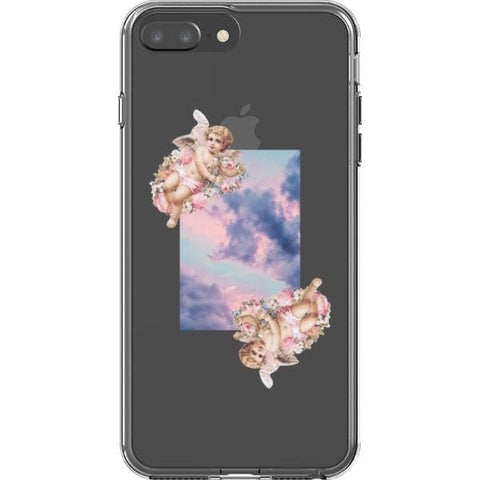 iPhone 7 Plus/8 Plus Aesthetic Angel Clear Phone Case - The Urban Flair
