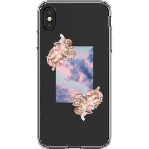 iPhone XS Max Aesthetic Angel Clear Phone Case - The Urban Flair