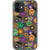 Aesthetic Halloween Smiley Face Clear Phone Case iPhone 12 exclusively offered by The Urban Flair