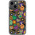 Aesthetic Halloween Smiley Face Clear Phone Case iPhone 13 Mini exclusively offered by The Urban Flair