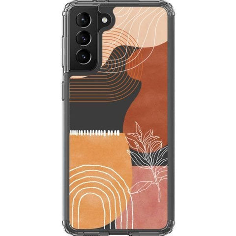 Aesthetic Modern Clear Phone Case for your Galaxy S21 Plus exclusively at The Urban Flair